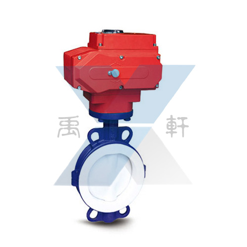 TCD971F46電動對夾襯氟蝶閥