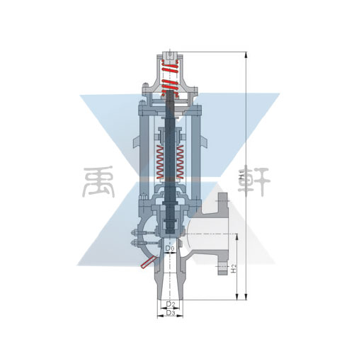 A62Y-P54100V蝶形彈簧式安全閥