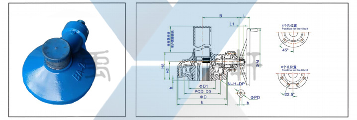 BA-1多回轉型閥門手動裝置(圖2) BA-1多回轉型閥門手動裝置(圖2)