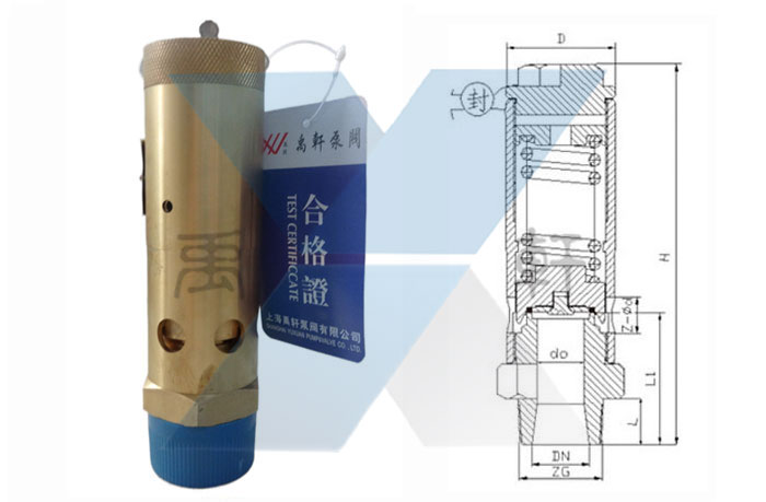A28X-16T外螺紋彈簧式安全閥(圖1) A28X-16T外螺紋彈簧式安全閥(圖1)